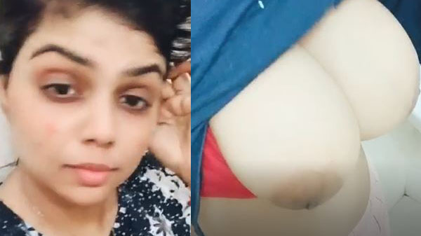 Hot office girl shows his big boobs leaked sex mms