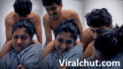 New hot sex video of cute couple fucking from back mydesi