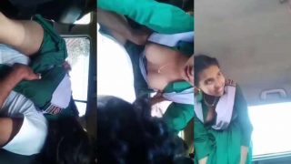 College girl sex video in car, hairy pussy fucking by her bf