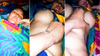 Indian big boobs porn playing with bhabhi’s watermelons