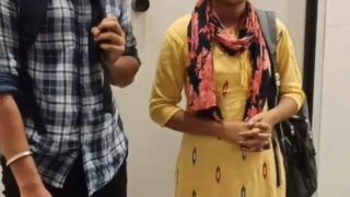College sex video in washroom, fucking his gf hidden video