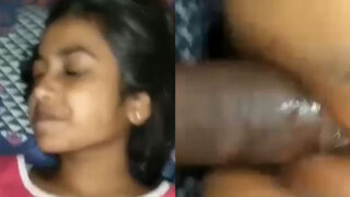 College sex video of hot tight shaved pussy fucking by her bf