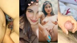 First night sex video of newly married couple, tight pussy fucking