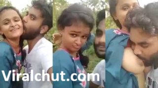 College Girl Sex Video with her lover in the fields